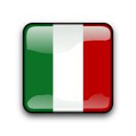 Mexican flag button vector