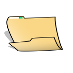 Office folder vector image