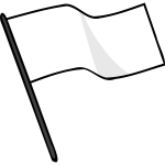 Waving white flag