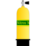 Nitrox scuba tank