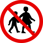 No children sign