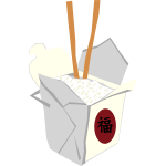 Chinese takeaway vector image