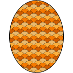 Egg with pattern