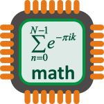 Maths processor vector image