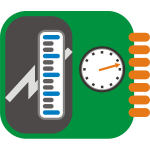 Strain gauge vector image