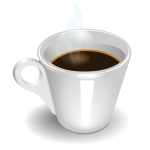 Cup of espresso vector