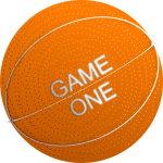 Basketball ball vector image