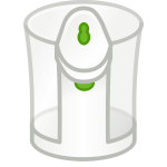 Vector clip art of transparent kettle