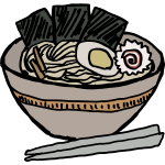 ramen bowl with nori