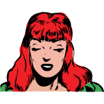 Redhead woman image