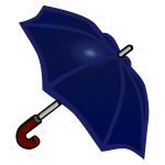 Blue umbrella