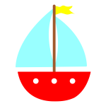 Sailing boat icon