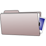 Office folder vector clip art