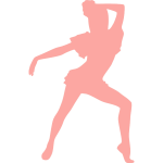 Pink dancing girl