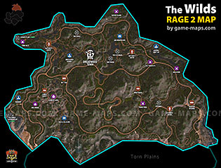 The Wilds Rage 2 Map