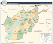 Afghanistan Province Map