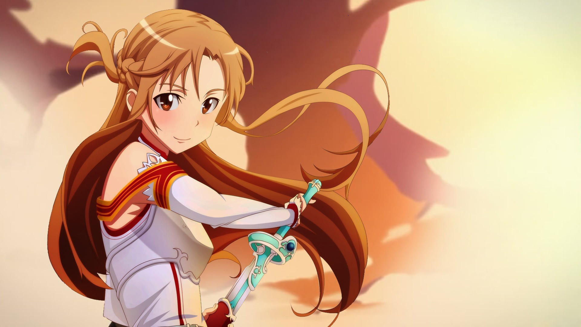 SAO  Asuna  Kirito wallpaper  Opera addons