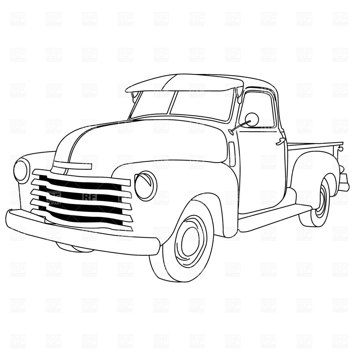 Drawing Chevy Truck Coloring Lifted Pages Lamborghini S10 Sketch ...