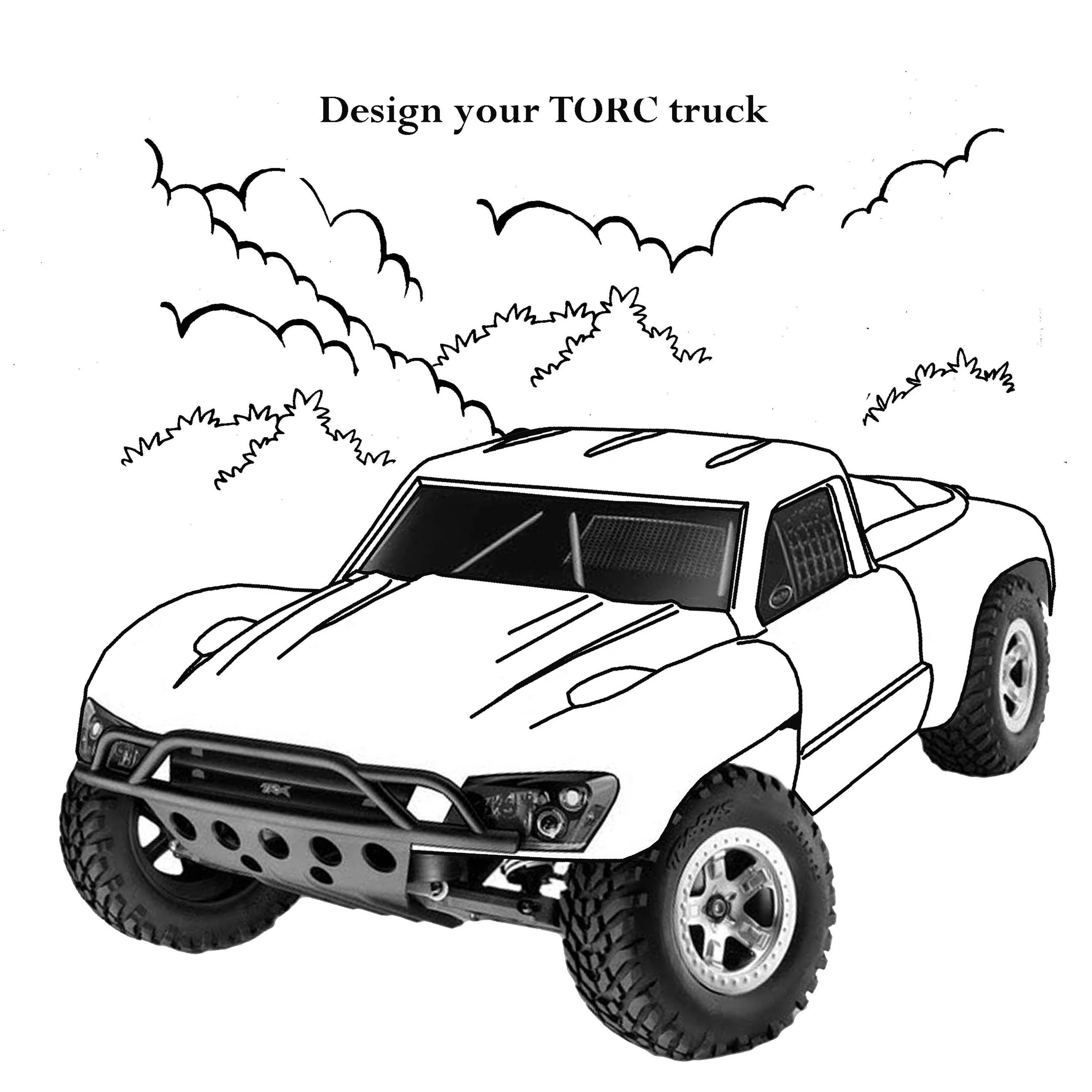 Printable Coloring Pages Trucks