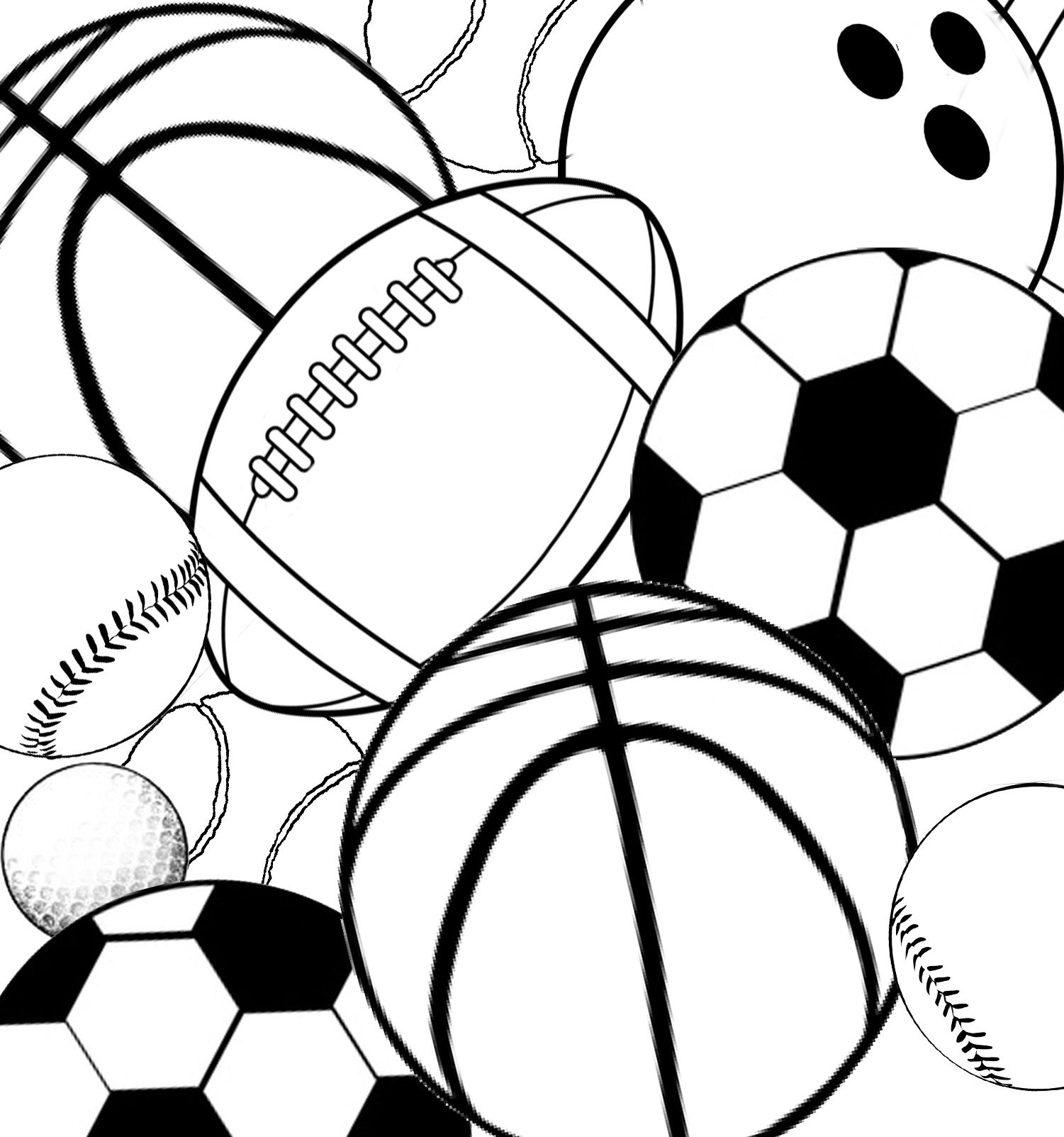 Sports Coloring Pages Printable - Printable Word Searches