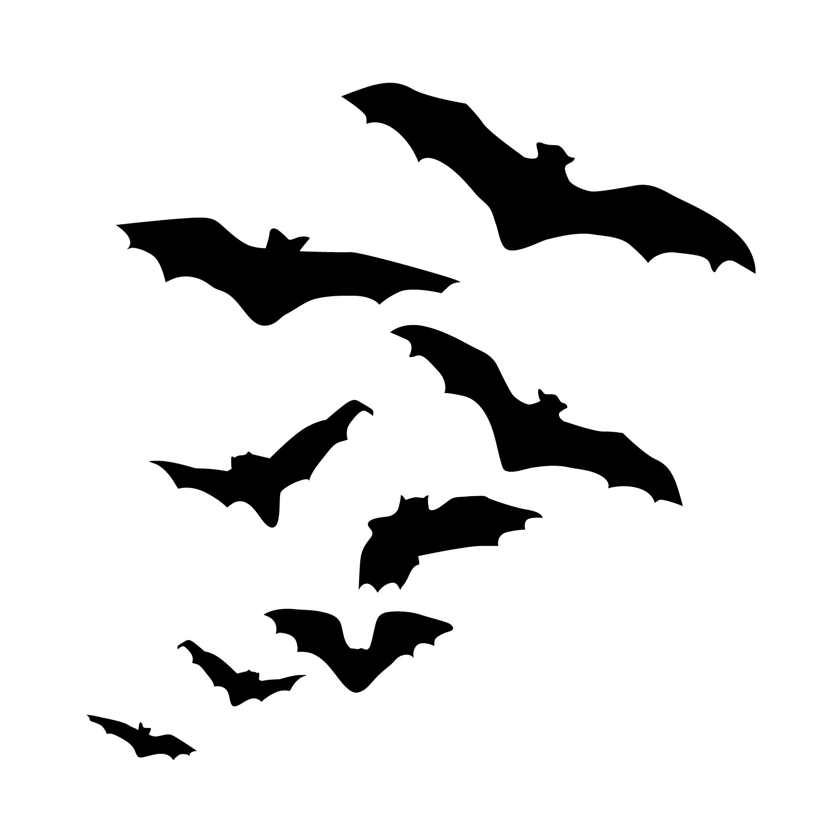 Printable Bat Silhouette