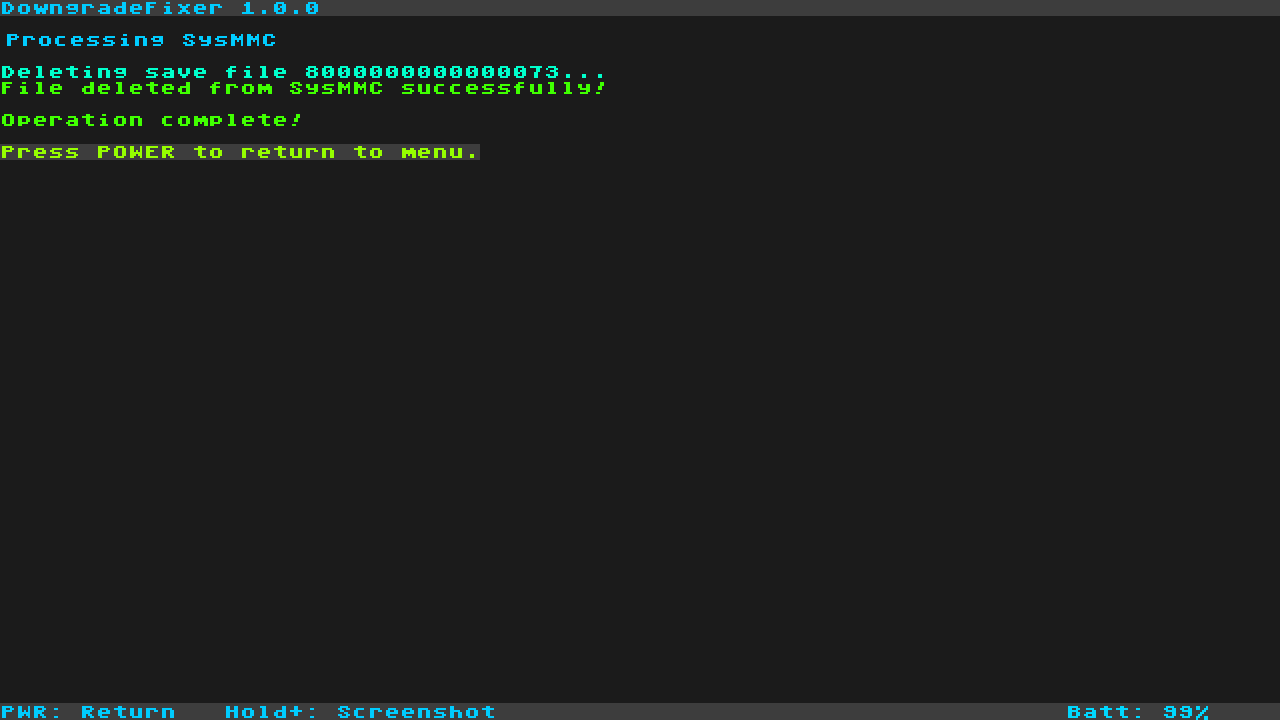 DowngradeFixer Preview 2