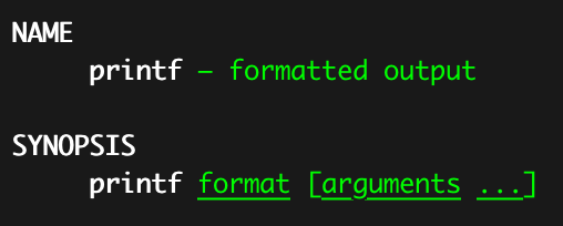 printf