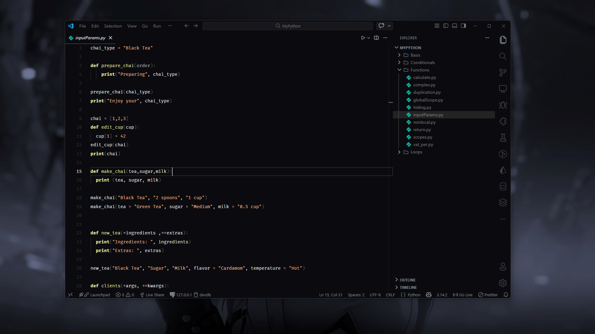 Vs Code Setup