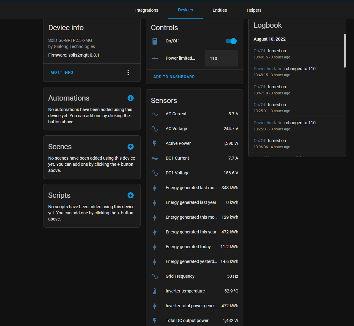 Integration details