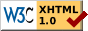 Valid XHTML 1.1