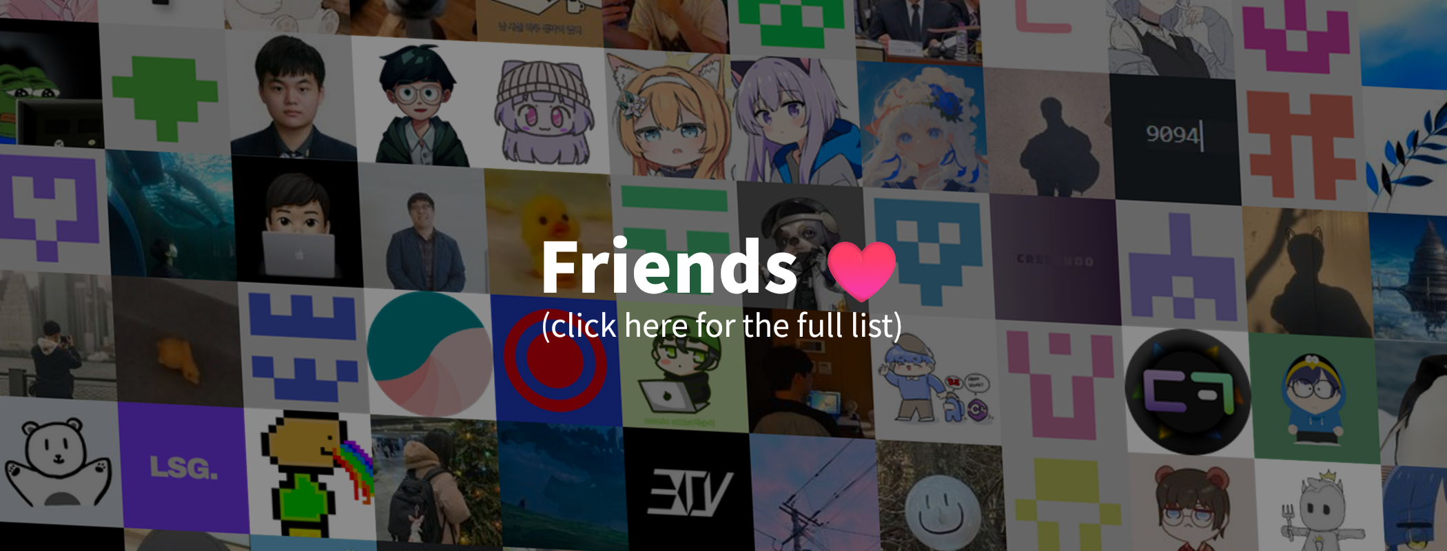 Special thanks to my friends