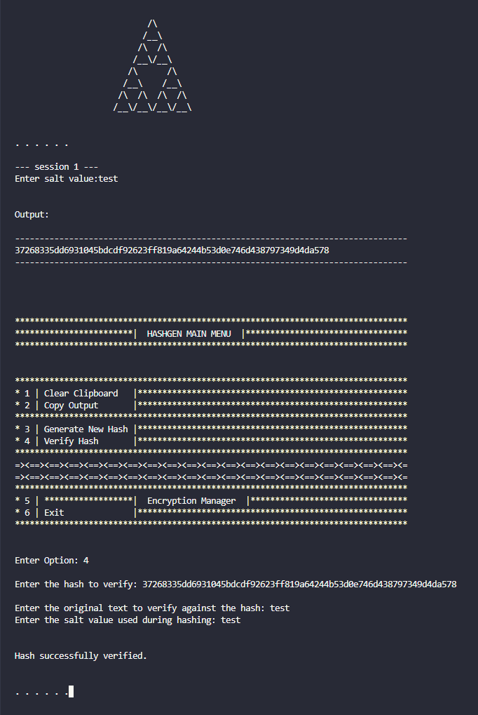 Hashing Example