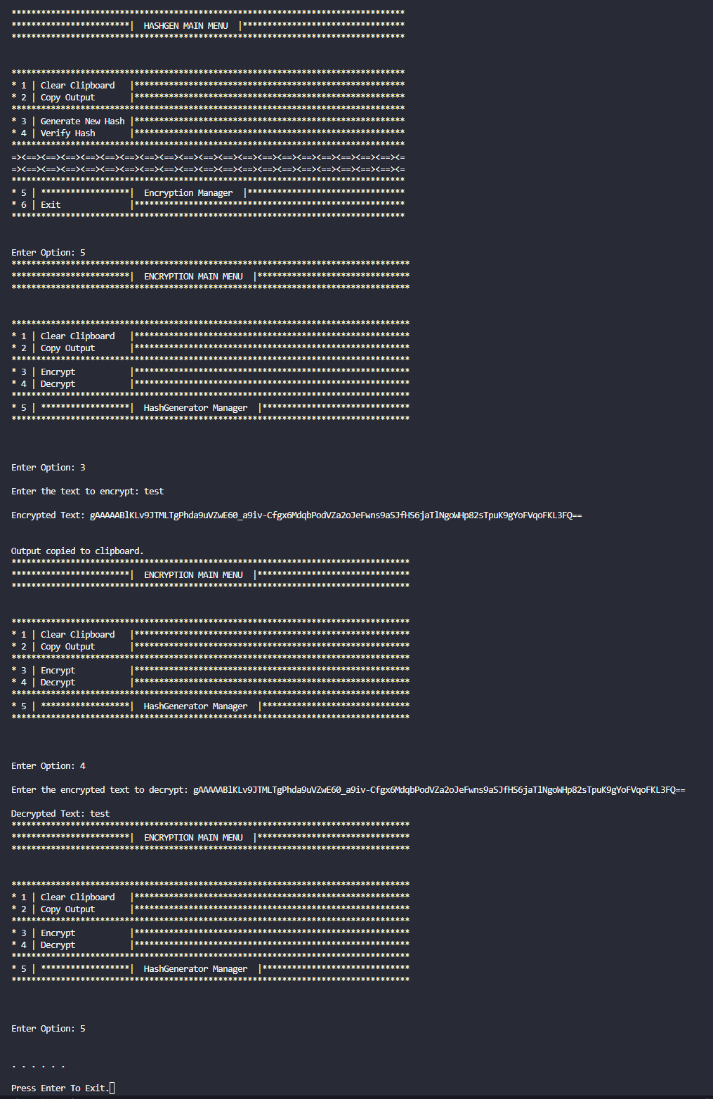 Cipher Example