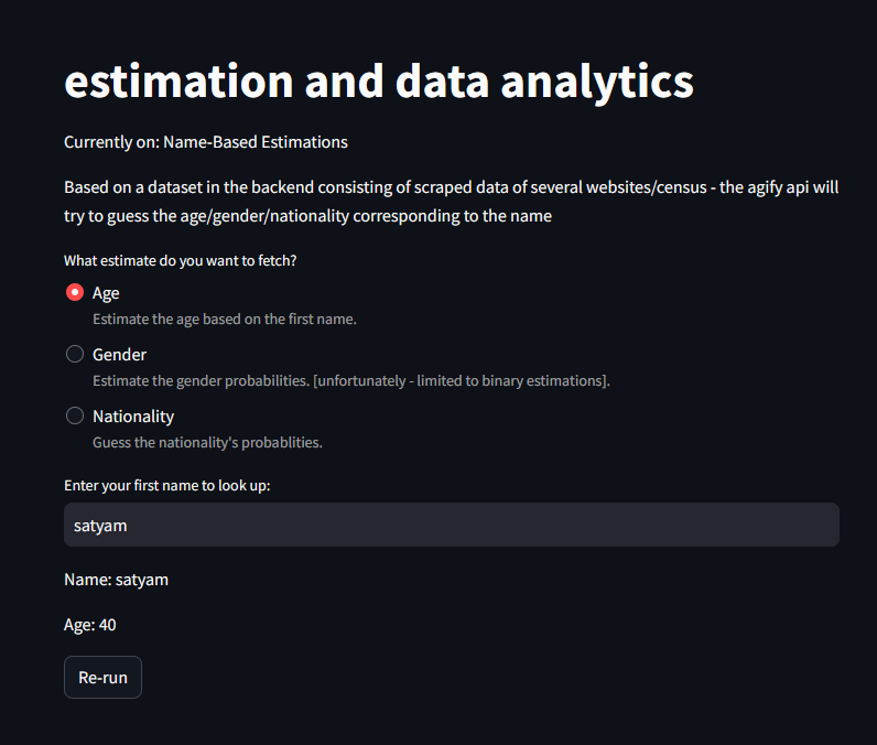 "estimations"