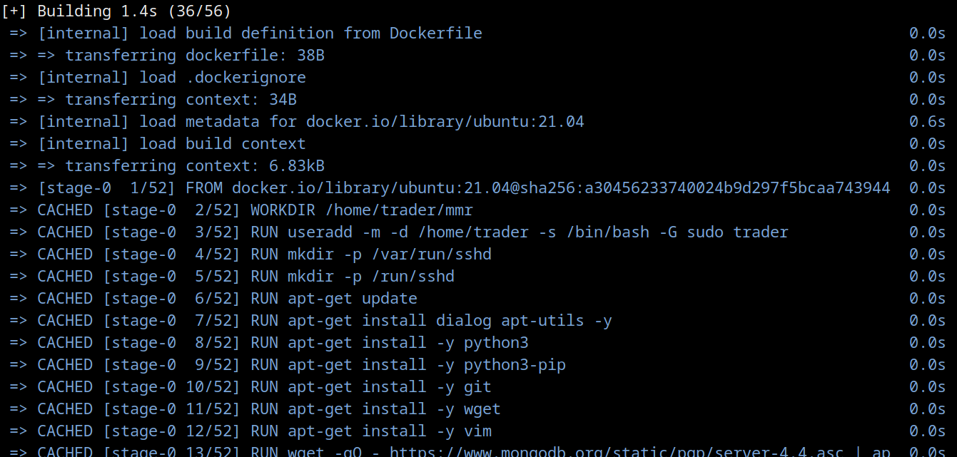 Docker build