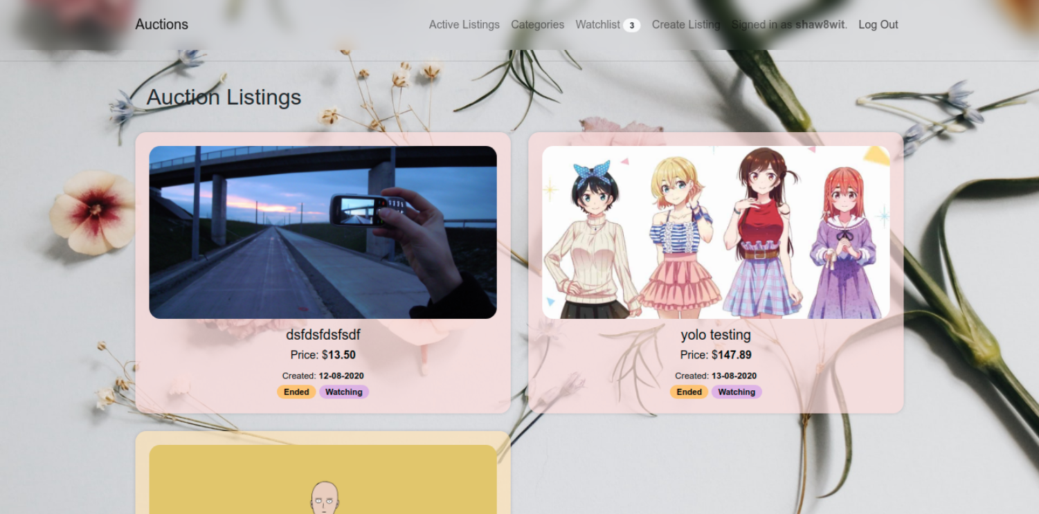 Demo Screen