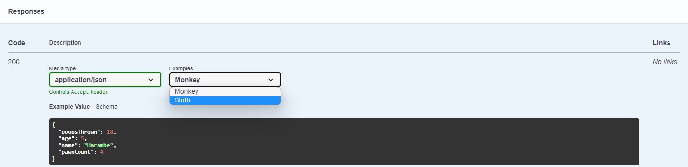 Polymorphism single item response body