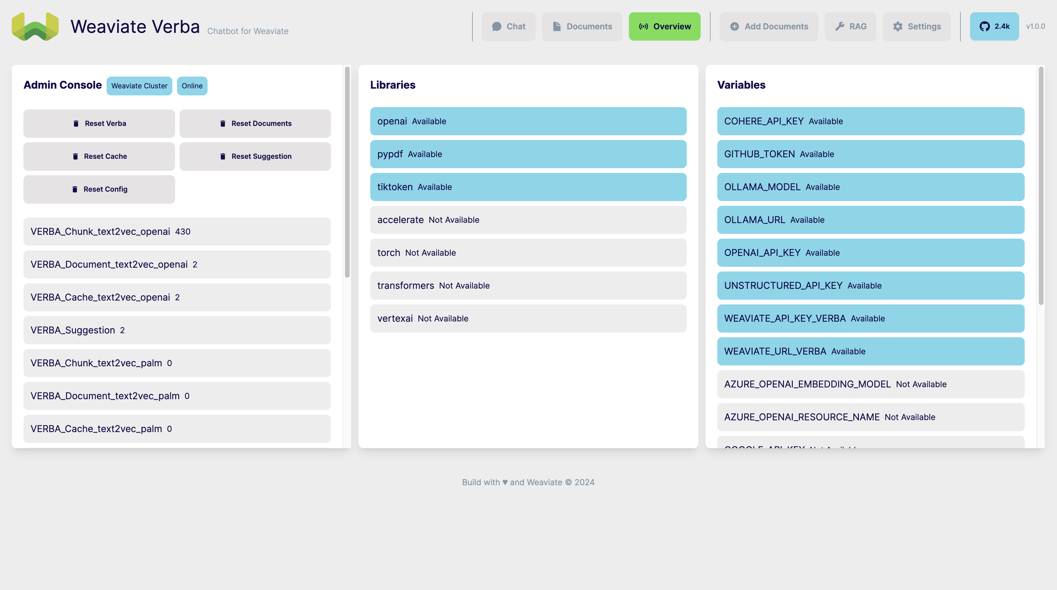 Demo of Verba