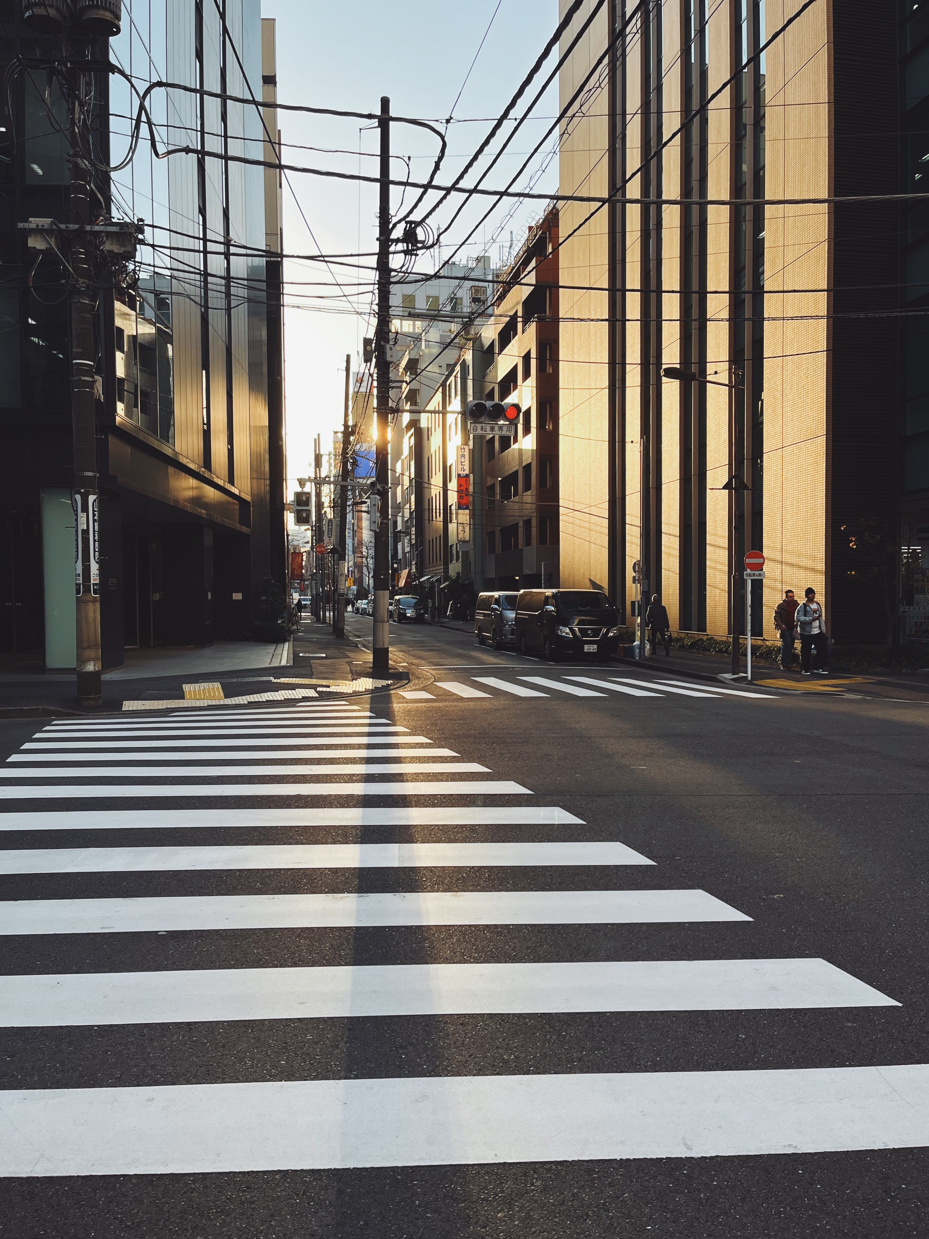 Uno scorcio di Tokyo che ho catturato a caso durante la golden hour