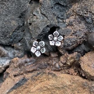 Sterling Flower Stud Earrings