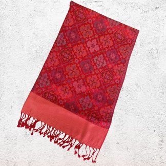 Red & Purple Hues Shawl/Scarf