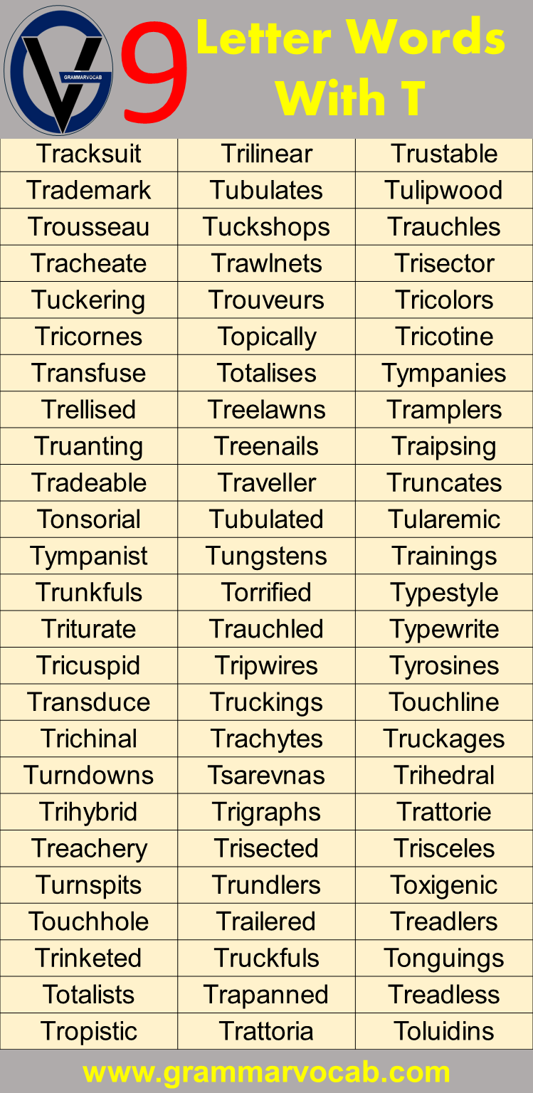 words that start with t