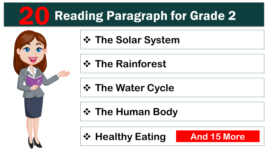 Reading Paragraph for Grade 2