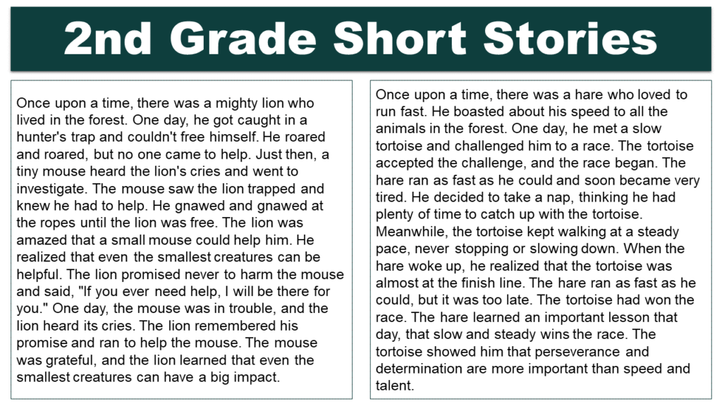 2nd Grade Short Stories