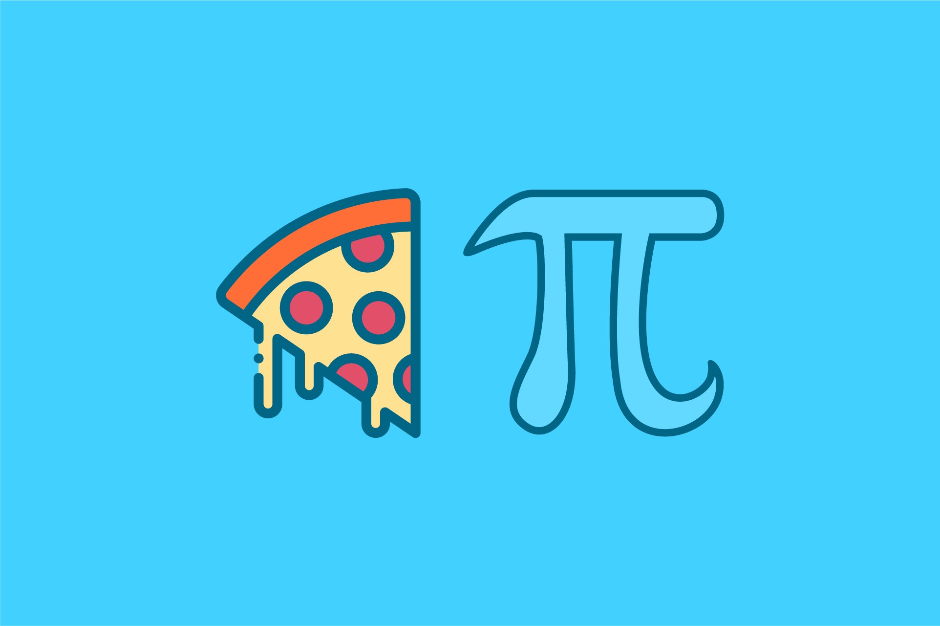 pizza pi symbol