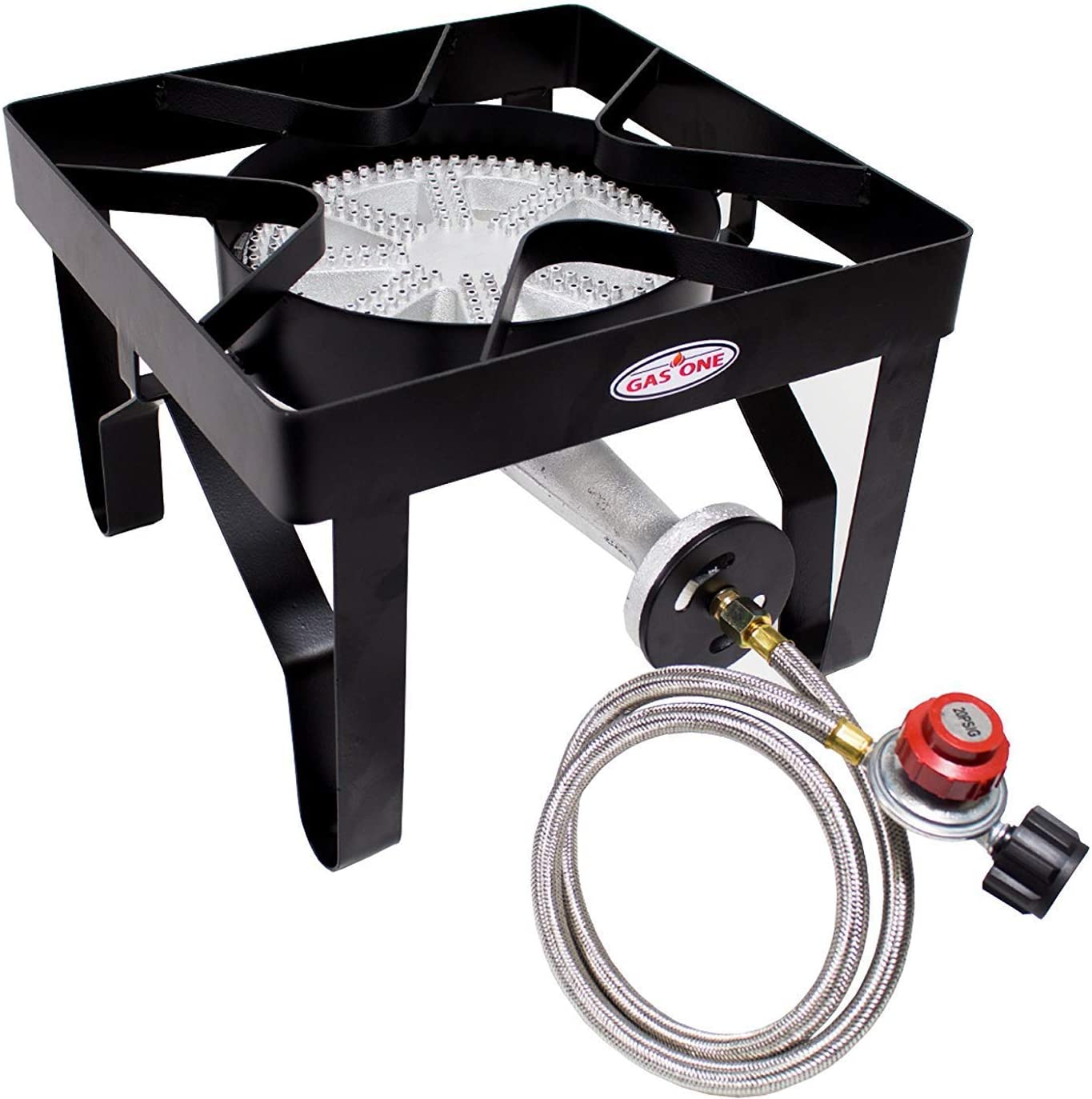 GasOne Square Heavy-Duty Single Burner Outdoor Stove