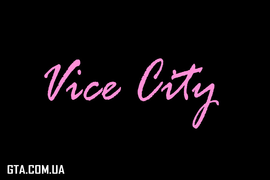 GTA Vice City Font