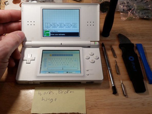 Nintendo DS Lite Disassembly, Introduction: step 1, image 1 of 1