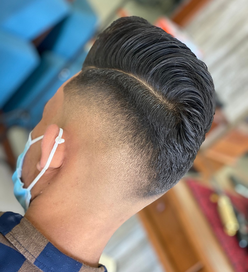 men's drop faded haircut