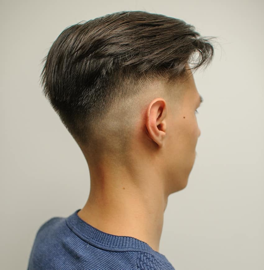 tapered drop fade cut